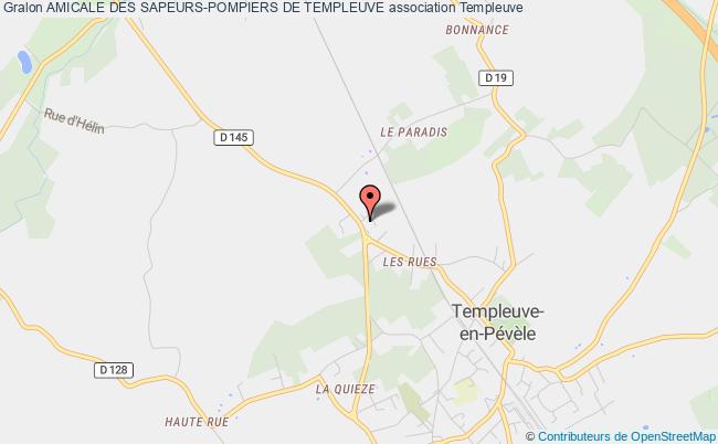 plan association Amicale Des Sapeurs-pompiers De Templeuve Templeuve