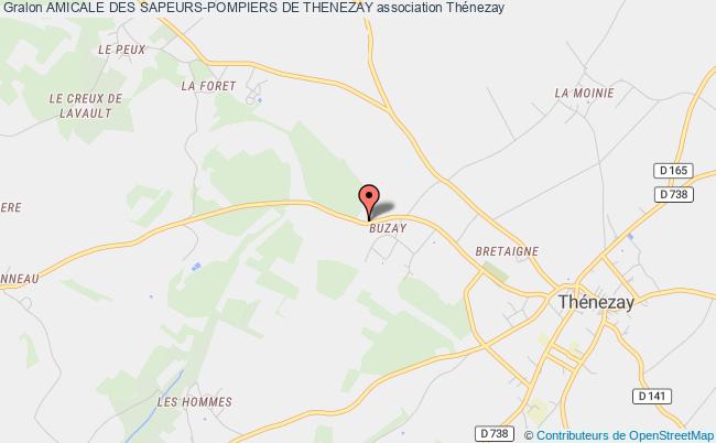plan association Amicale Des Sapeurs-pompiers De Thenezay Thénezay