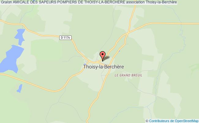plan association Amicale Des Sapeurs Pompiers De Thoisy-la-berchere Thoisy-la-Berchère