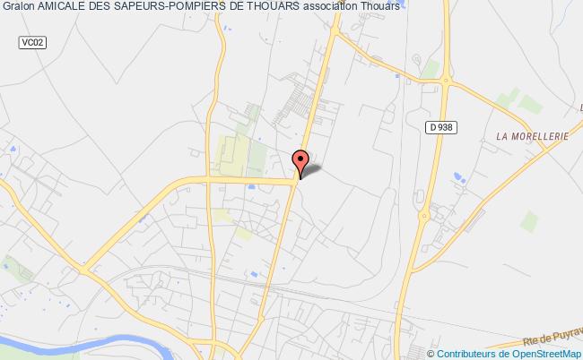 plan association Amicale Des Sapeurs-pompiers De Thouars Thouars