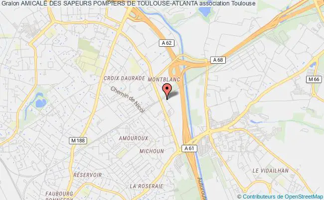plan association Amicale Des Sapeurs Pompiers De Toulouse-atlanta Toulouse