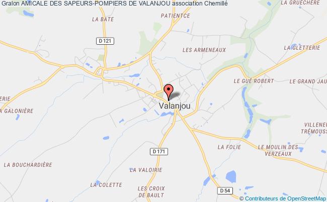 plan association Amicale Des Sapeurs-pompiers De Valanjou Chemillé-en-Anjou