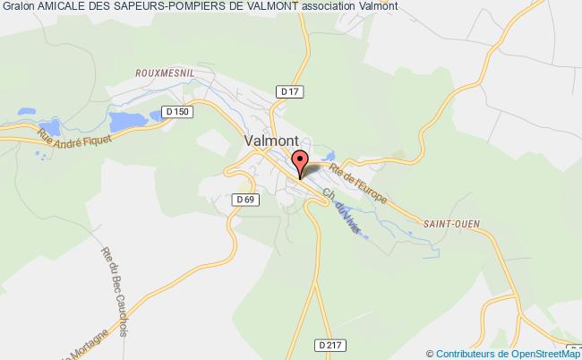 plan association Amicale Des Sapeurs-pompiers De Valmont Valmont