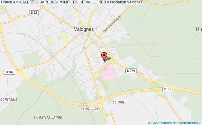 plan association Amicale Des Sapeurs-pompiers De Valognes Valognes