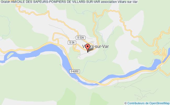 plan association Amicale Des Sapeurs-pompiers De Villars-sur-var Villars-sur-Var