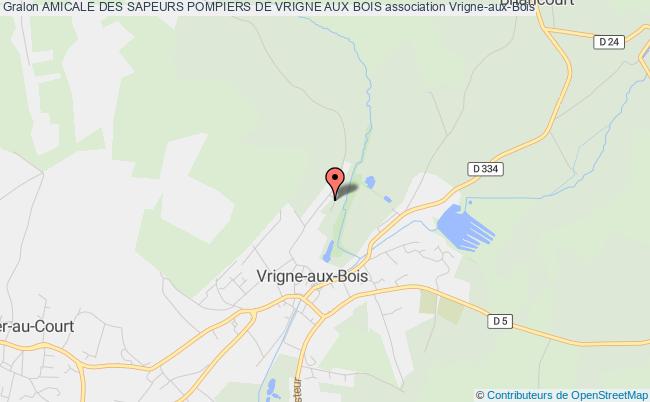 plan association Amicale Des Sapeurs Pompiers De Vrigne Aux Bois Vrigne-aux-Bois