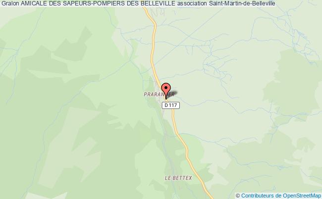 plan association Amicale Des Sapeurs-pompiers Des Belleville Saint-Martin-de-Belleville