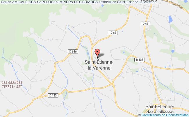 plan association Amicale Des Sapeurs Pompiers Des Briades Saint-Étienne-la-Varenne