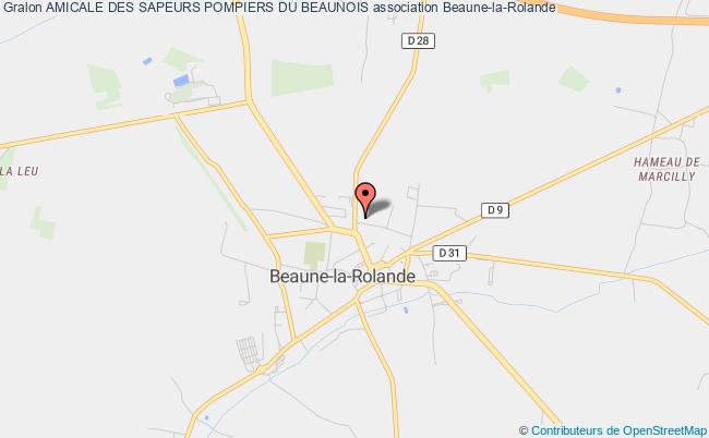 plan association Amicale Des Sapeurs Pompiers Du Beaunois Beaune-la-Rolande