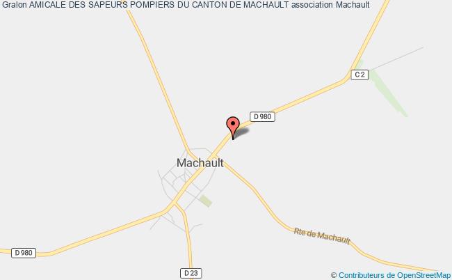 plan association Amicale Des Sapeurs Pompiers Du Canton De Machault Machault