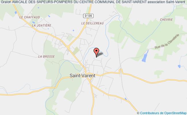 plan association Amicale Des Sapeurs-pompiers Du Centre Communal De Saint-varent Saint-Varent