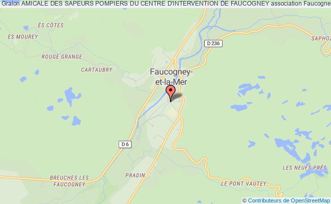plan association Amicale Des Sapeurs Pompiers Du Centre D'intervention De Faucogney Faucogney-et-la-Mer