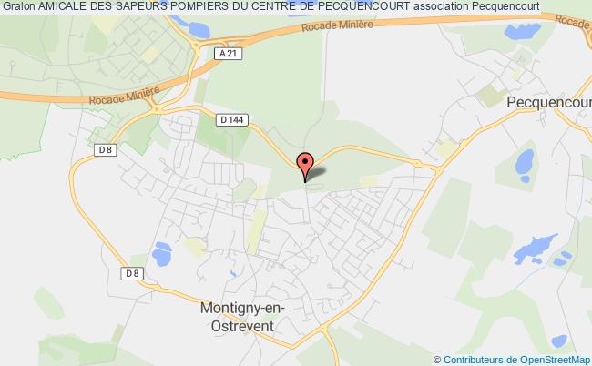 plan association Amicale Des Sapeurs Pompiers Du Centre De Pecquencourt Pecquencourt