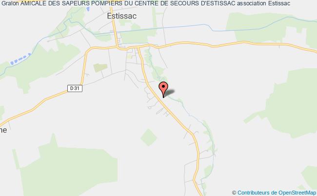 plan association Amicale Des Sapeurs Pompiers Du Centre De Secours D'estissac Estissac