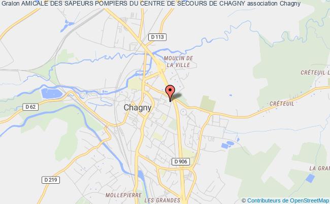 plan association Amicale Des Sapeurs Pompiers Du Centre De Secours De Chagny Chagny