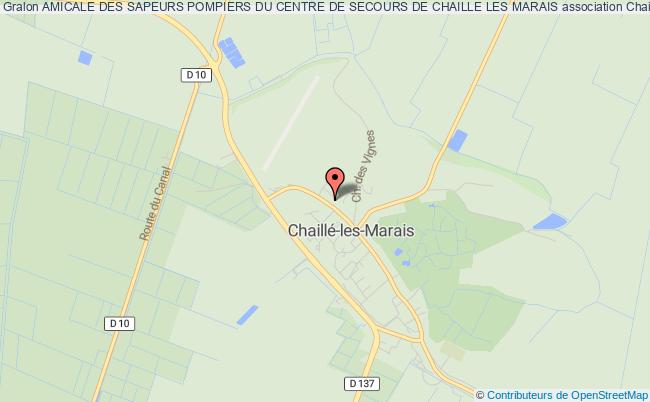 plan association Amicale Des Sapeurs Pompiers Du Centre De Secours De Chaille Les Marais Chaillé-les-Marais