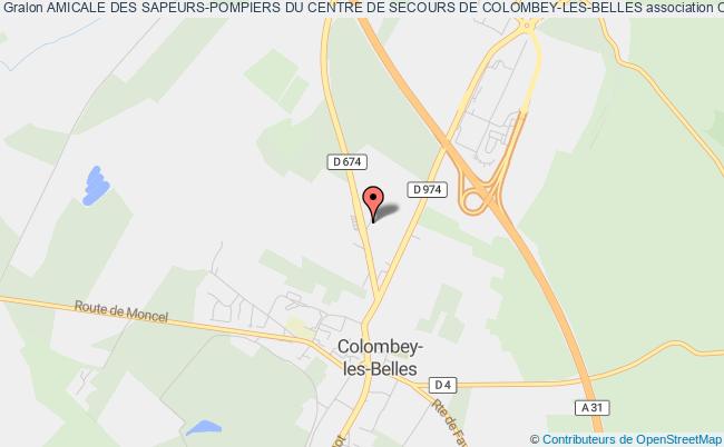 plan association Amicale Des Sapeurs-pompiers Du Centre De Secours De Colombey-les-belles Colombey-les-Belles