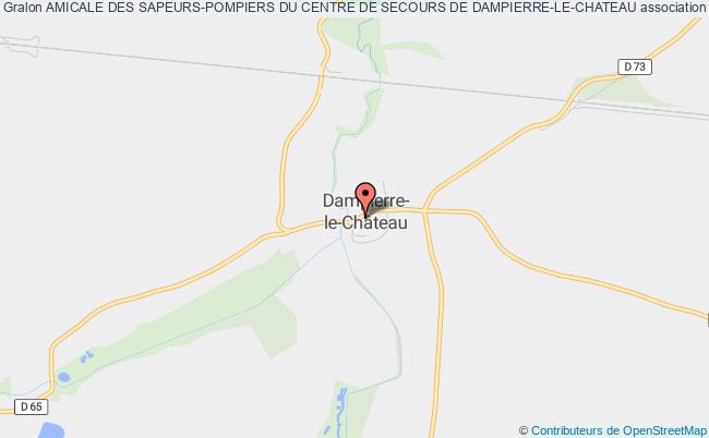 plan association Amicale Des Sapeurs-pompiers Du Centre De Secours De Dampierre-le-chateau Dampierre-le-Château