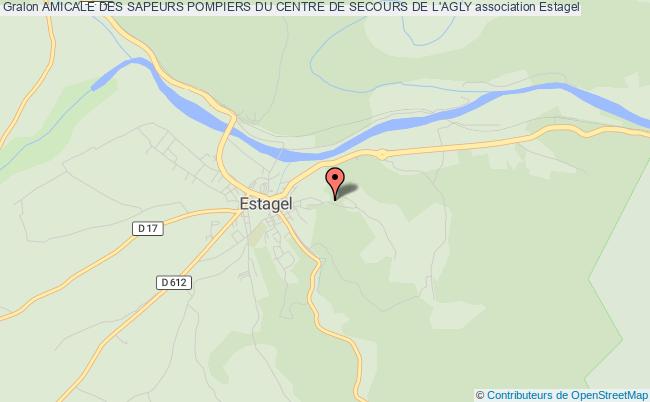 plan association Amicale Des Sapeurs Pompiers Du Centre De Secours De L'agly Estagel