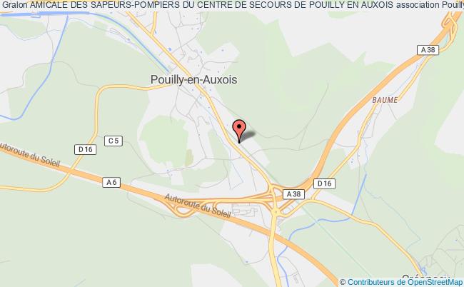 plan association Amicale Des Sapeurs-pompiers Du Centre De Secours De Pouilly En Auxois Pouilly-en-Auxois