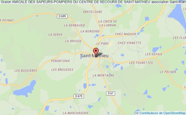 plan association Amicale Des Sapeurs-pompiers Du Centre De Secours De Saint-mathieu Saint-Mathieu