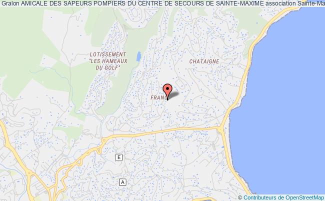plan association Amicale Des Sapeurs Pompiers Du Centre De Secours De Sainte-maxime Sainte-Maxime