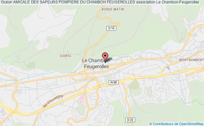 plan association Amicale Des Sapeurs Pompiers Du Chambon Feugerolles Le Chambon-Feugerolles
