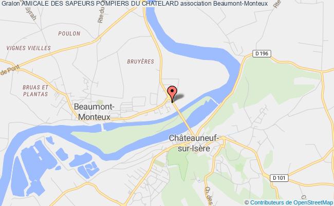 plan association Amicale Des Sapeurs Pompiers Du Chatelard Beaumont-Monteux