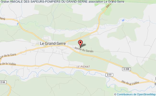 plan association Amicale Des Sapeurs-pompiers Du Grand-serre Grand-Serre