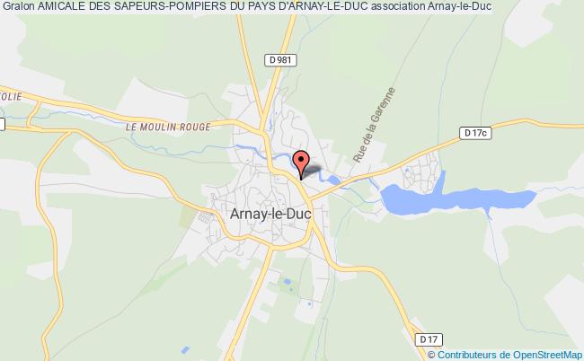 plan association Amicale Des Sapeurs-pompiers Du Pays D'arnay-le-duc Arnay-le-Duc