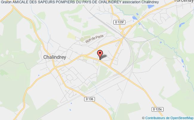 plan association Amicale Des Sapeurs Pompiers Du Pays De Chalindrey Chalindrey