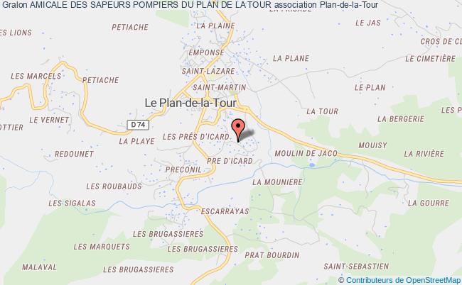 plan association Amicale Des Sapeurs Pompiers Du Plan De La Tour Plan-de-la-Tour