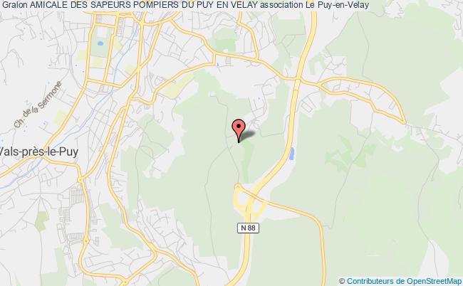 plan association Amicale Des Sapeurs Pompiers Du Puy En Velay Le Puy-en-Velay