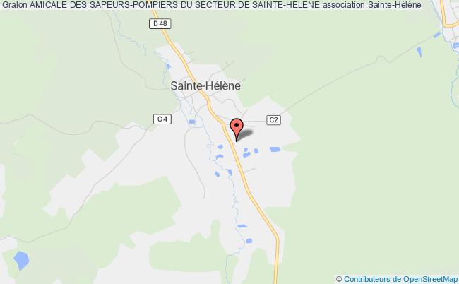 plan association Amicale Des Sapeurs-pompiers Du Secteur De Sainte-helene Sainte-Hélène