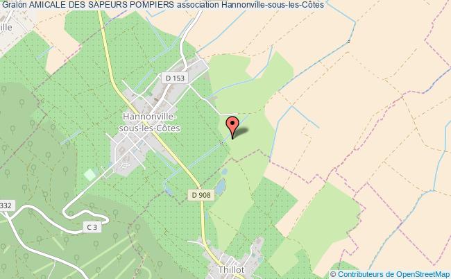 plan association Amicale Des Sapeurs Pompiers Hannonville-sous-les-Côtes