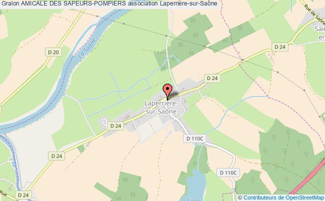 plan association Amicale Des Sapeurs-pompiers Laperrière-sur-Saône