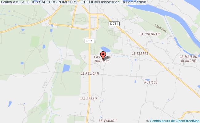 plan association Amicale Des Sapeurs Pompiers Le Pelican Mauges-sur-Loire