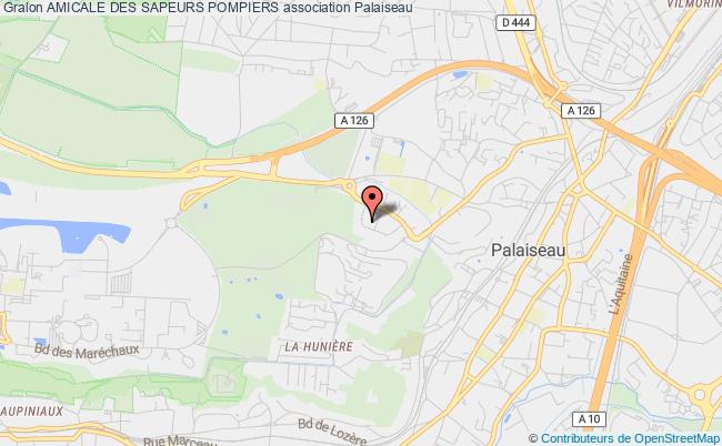 plan association Amicale Des Sapeurs Pompiers Palaiseau