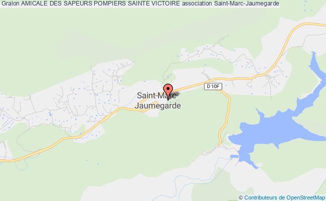 plan association Amicale Des Sapeurs Pompiers Sainte Victoire Saint-Marc-Jaumegarde