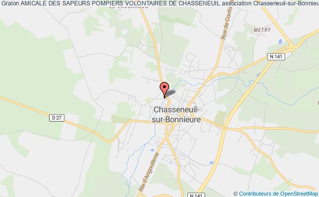 plan association Amicale Des Sapeurs Pompiers Volontaires De Chasseneuil Chasseneuil-sur-Bonnieure