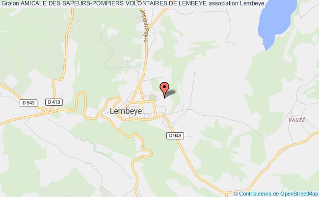 plan association Amicale Des Sapeurs-pompiers Volontaires De Lembeye Lembeye