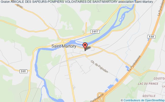 plan association Amicale Des Sapeurs-pompiers Volontaires De Saint-martory Saint-Martory
