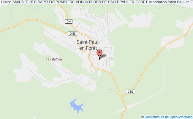 plan association Amicale Des Sapeurs Pompiers Volontaires De Saint-paul En ForÊt Saint-Paul-en-Forêt