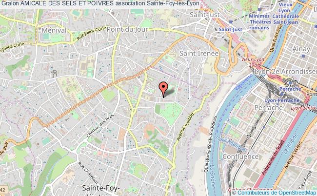 plan association Amicale Des Sels Et Poivres Sainte-Foy-lès-Lyon