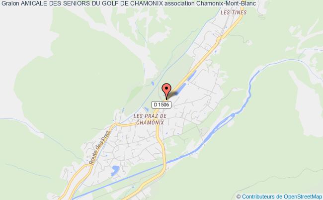plan association Amicale Des Seniors Du Golf De Chamonix Chamonix-Mont-Blanc