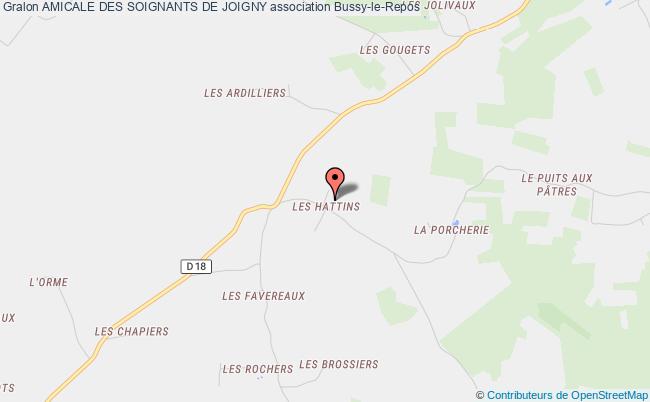 plan association Amicale Des Soignants De Joigny Bussy-le-Repos
