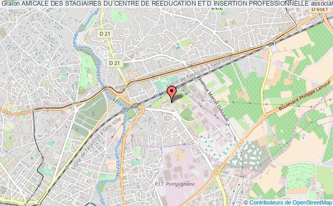 plan association Amicale Des Stagiaires Du Centre De Reeducation Et D Insertion Professionnelle Castelnau-le-Lez