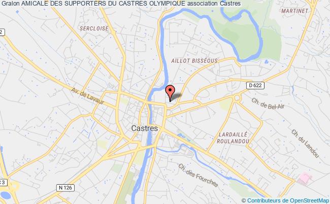 plan association Amicale Des Supporters Du Castres Olympique Castres