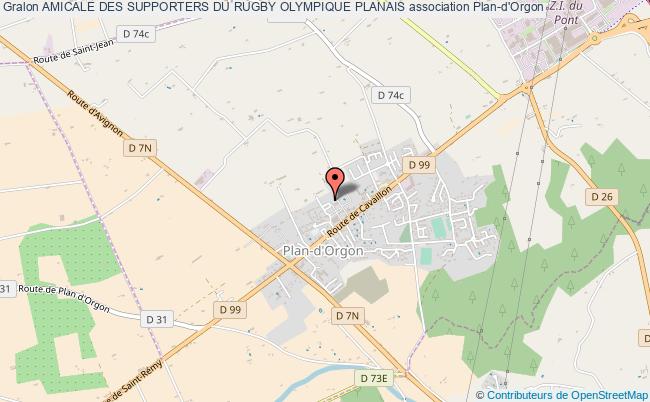 plan association Amicale Des Supporters Du Rugby Olympique Planais Plan-d'Orgon