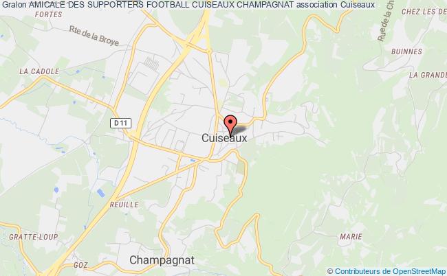 plan association Amicale Des Supporters Football Cuiseaux Champagnat Cuiseaux